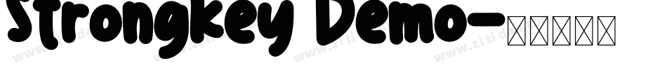 Strongkey Demo字体转换